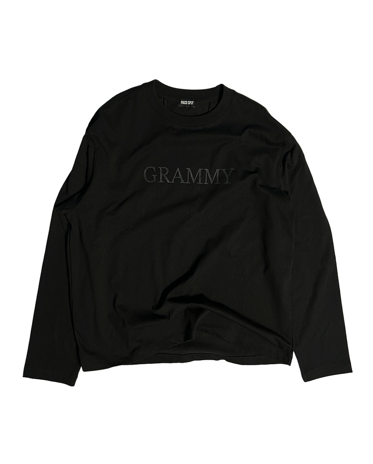GRAMMY LONG SLEEVE T SHIRTS - BLACK| KIFT Chile